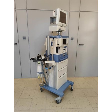 Drager FABIUS TIRO anesthesia machine with Philips cardiac monitor