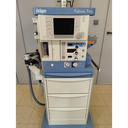 Drager FABIUS TIRO anesthesia machine with Philips cardiac monitor