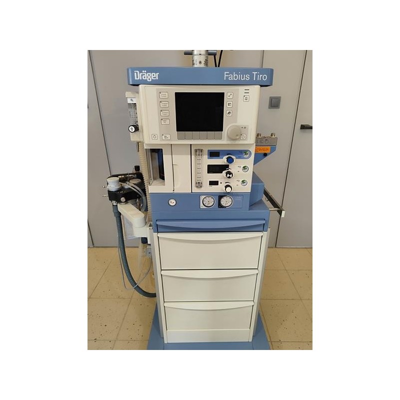 Drager FABIUS TIRO anesthesia machine with Philips cardiac monitor