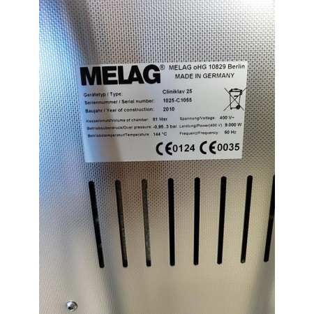 Melag Cliniklav 25 Sterilisator