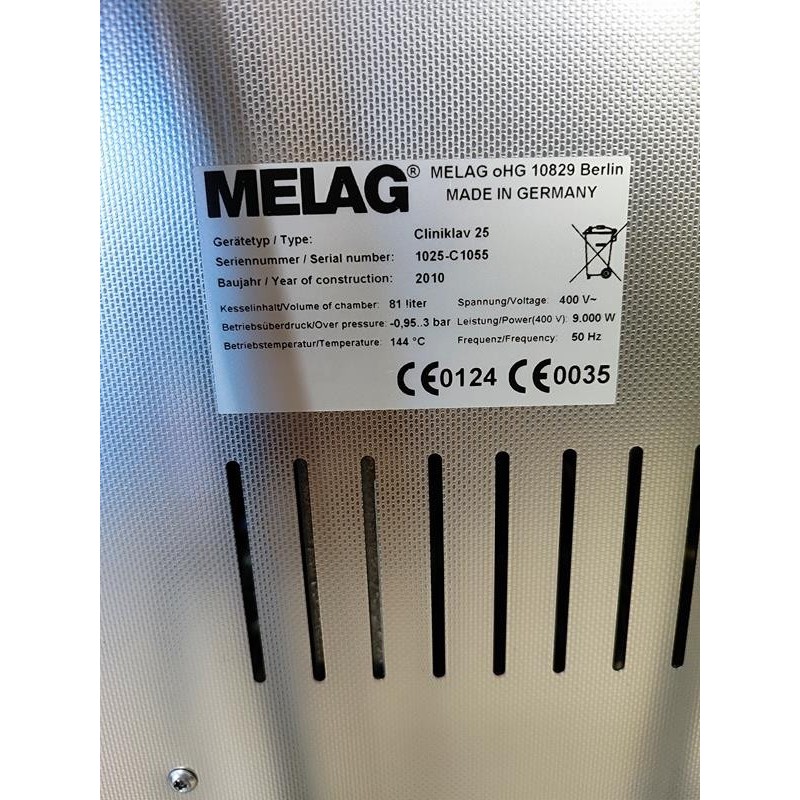 Melag Cliniklav 25 Sterilisator